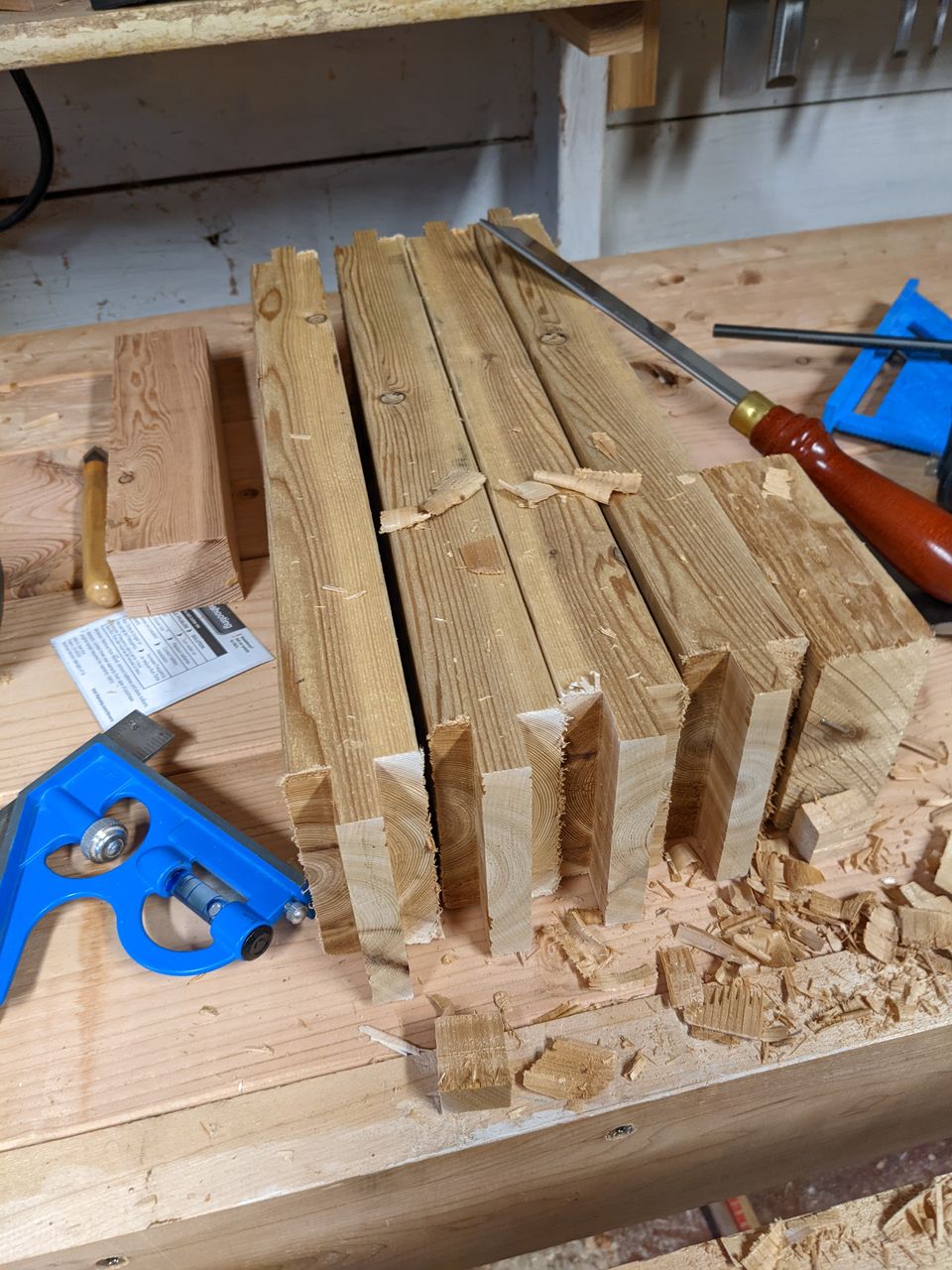tenons cut on router table